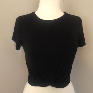 black crop top